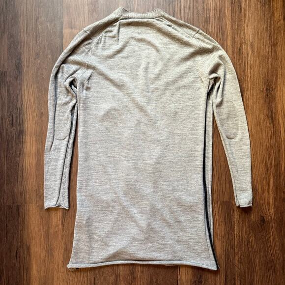 By Malene Birger 100% Wool Longline Gray Cardigan Women’s Small - Picture 2 of 11